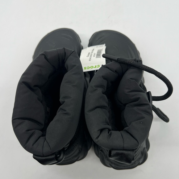 Crocs Echo Women's Size 7 Triple Black Waterproof Winter Ankle Boots 208716. - Picture 14 of 15